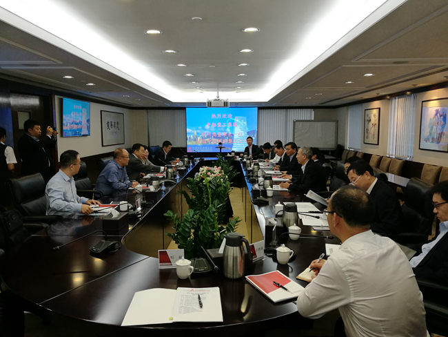 中船重工集團(tuán)胡問鳴董事長(zhǎng)一行到訪集團(tuán)（圖）