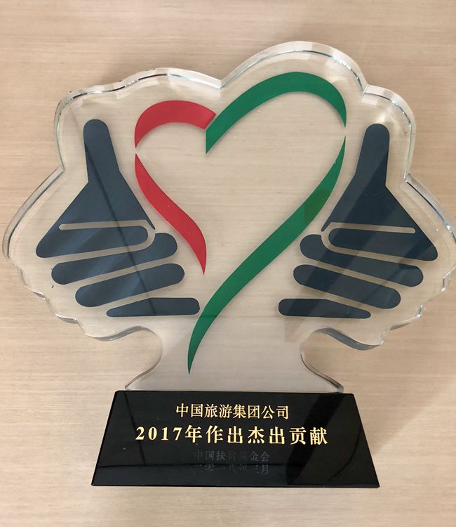 集團獲中國扶貧基金會2017年傑出貢獻獎（圖）